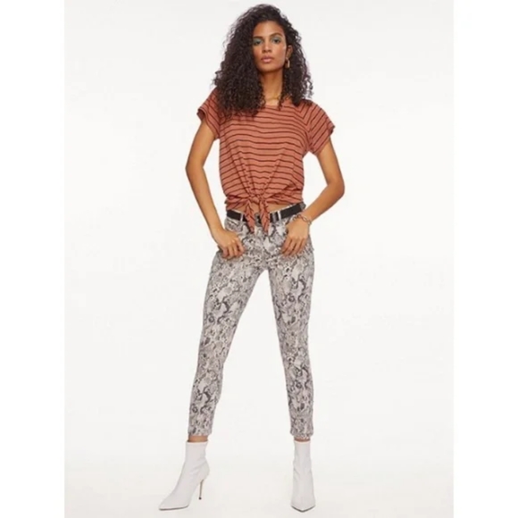🆕️ Anthropologie x Sanctuary Snake Print Skinny Jeans - Picture 2 of 7